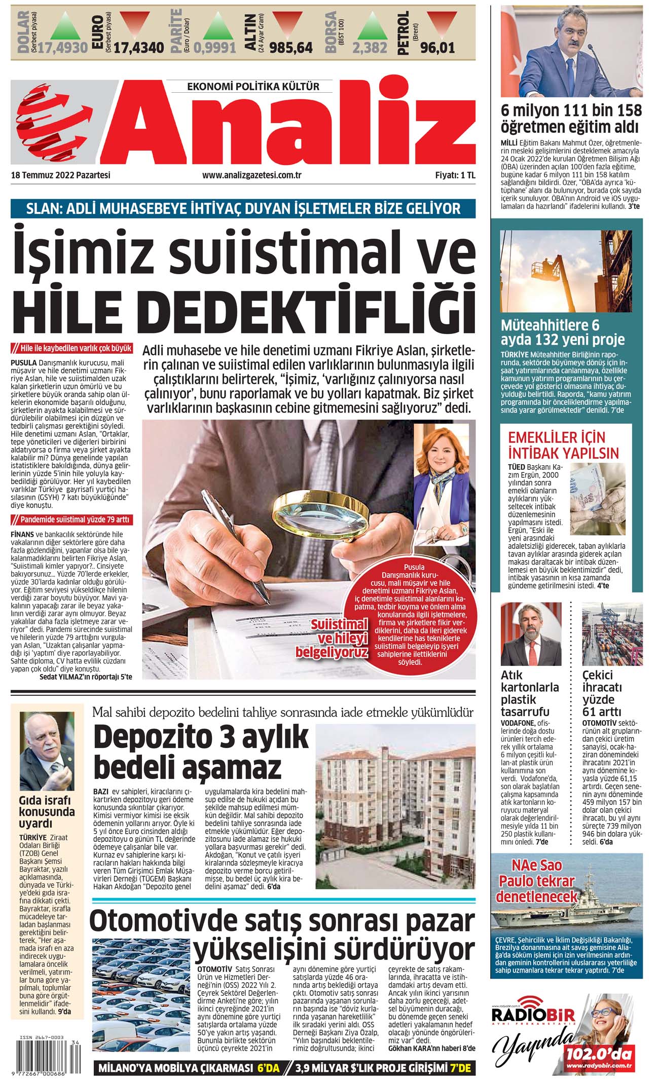 Analiz Gazetesi - İşimiz Suistimal ve Hile Dedektifliği