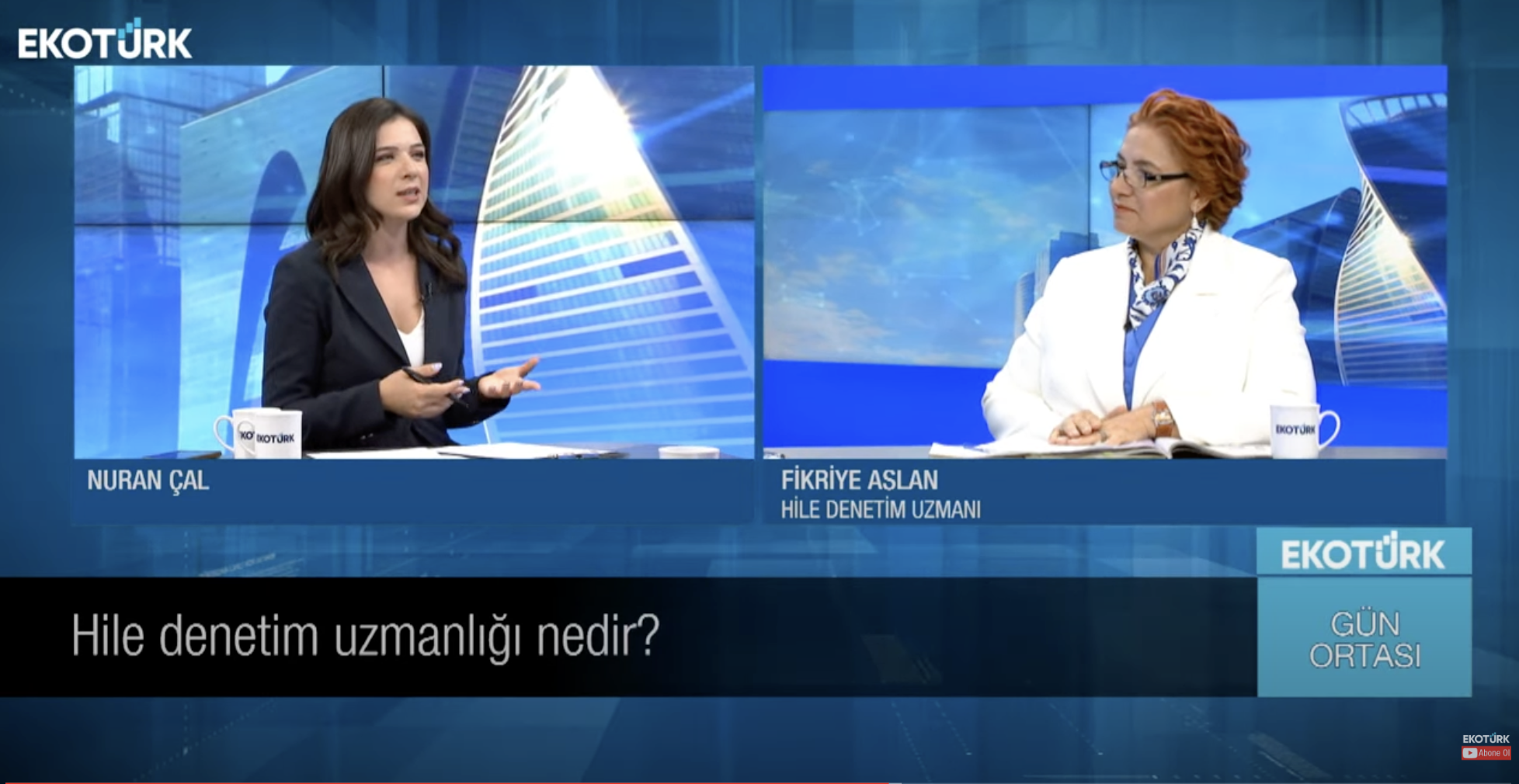 EKOTÜRK TV - Gün Ortası / Fikriye Aslan | Pusula Adli Muhasebe Uzmanlığı